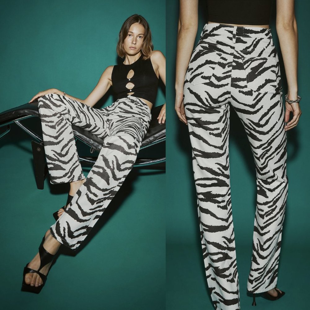 NWT Reformation Tiger High Rise Straight Leg Jeans Size 26